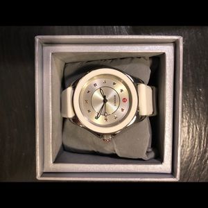 Michele Cape white watch